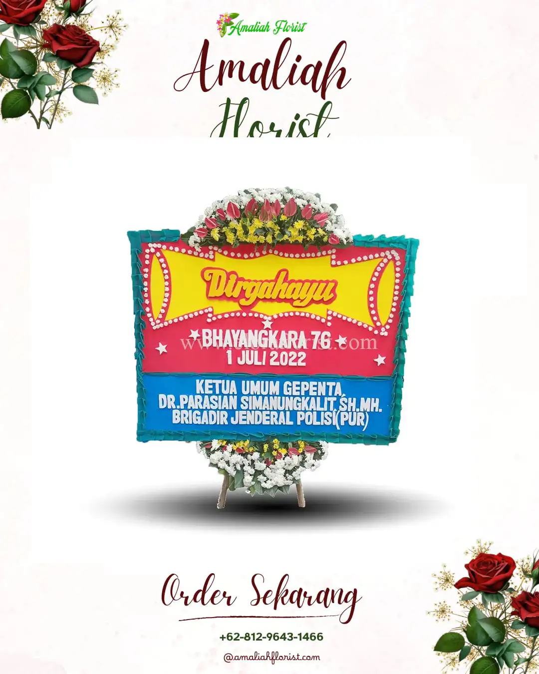 Papan Bunga HUT Ulang Tahun Peudawa